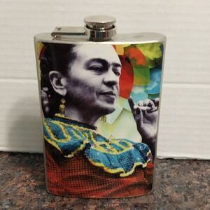 Frieda Kahlo 8 oz Flask...NEW CONDITION....